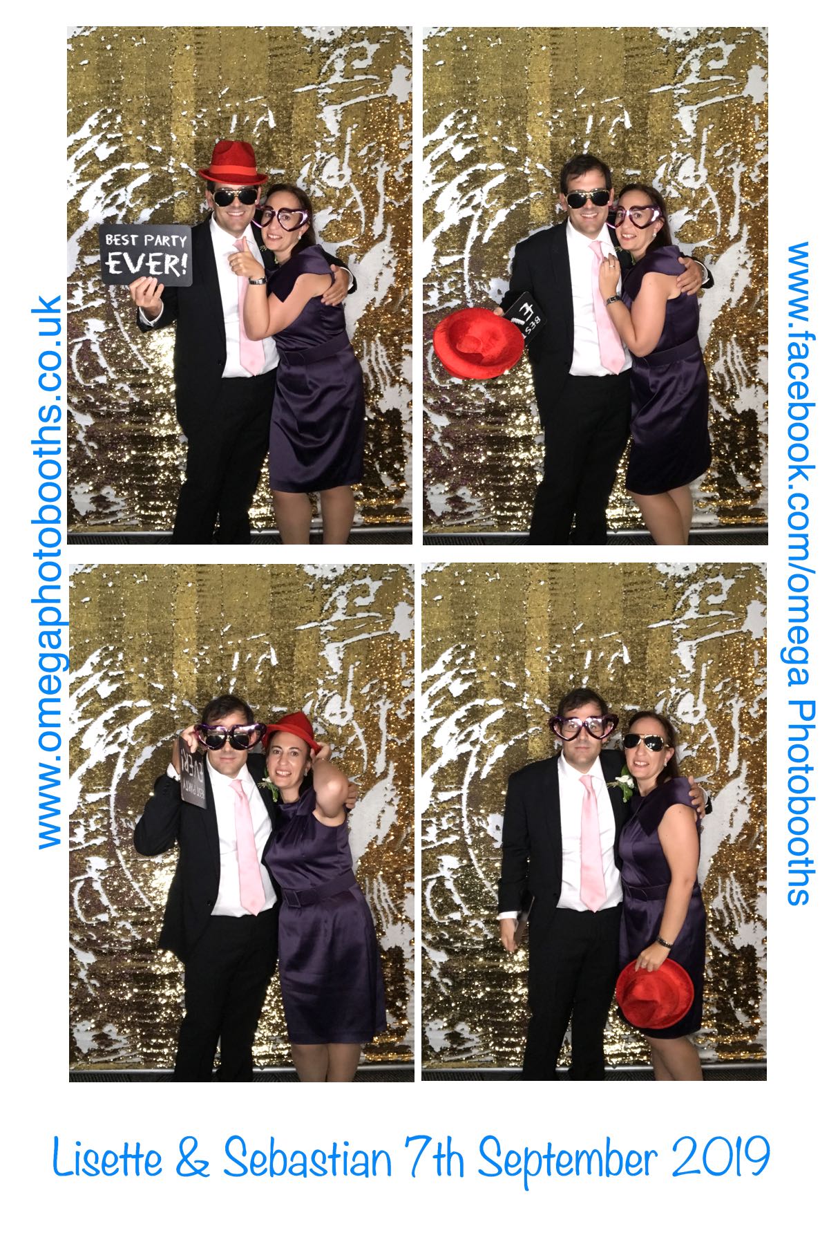 Lisette & Sebastian | View more photos from the event at gallery.omegaphotobooths.co.uk/u/Omega-Photobooths/Lisette-Sebastian